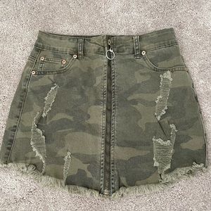 Worn once // cameo skirt